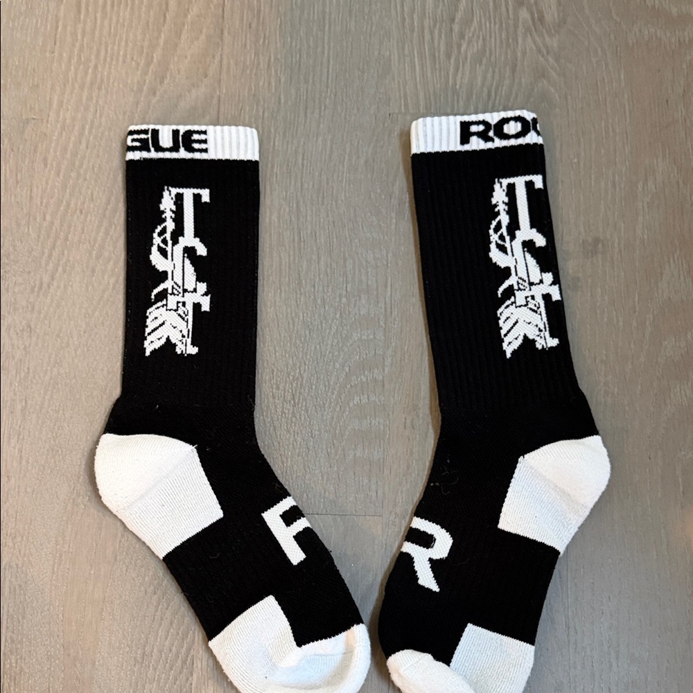 Tia-Clair Toomey Rogue Socks in Black and White EUC - Picture 3 of 5